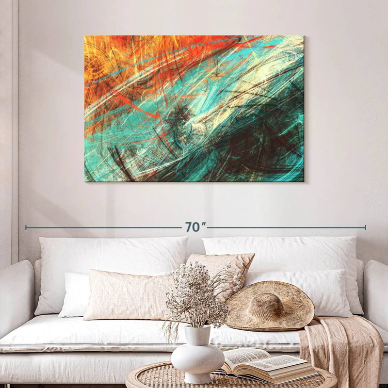 «Avery Elemental Clash Abstract», H 30 po x l 45 po