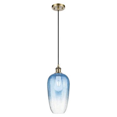Mini luminaire suspendu à cordon 1 lumière 7 po Ballston - Brookhaven Flute