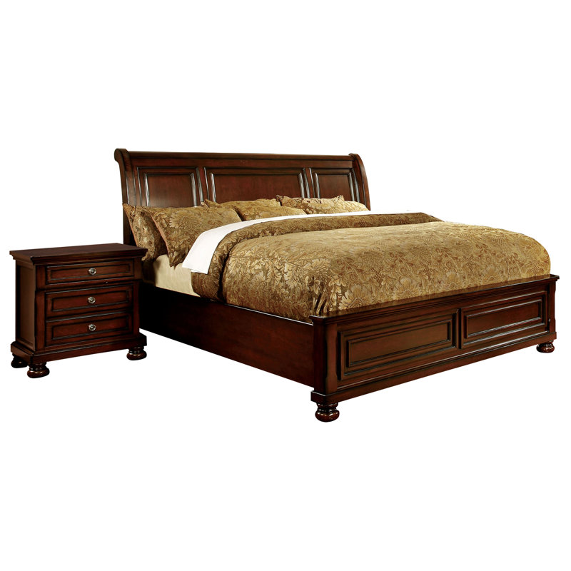 Aad Solid Wood 2 Piece Bedroom Set