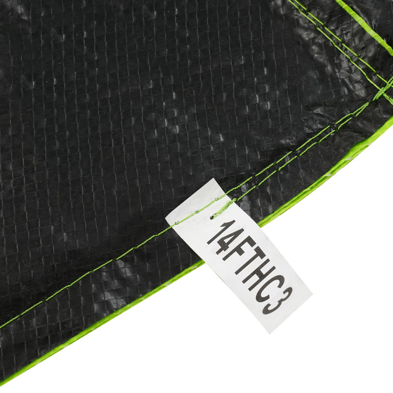 Coussin de sécurité de remplacement pour trampoline 14 pi, Vert