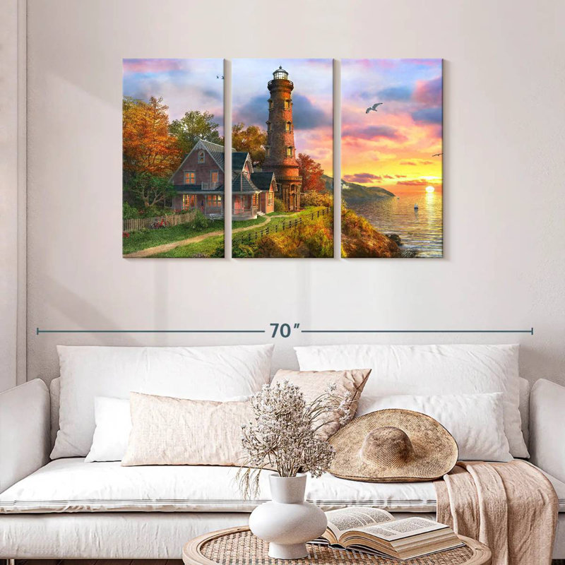 Phare de Lilie, H 28 po x l 45 po
