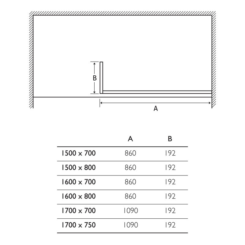 Worcester Rectangular Shower Enclosure - 2000 x 1500 mm, 200 cm H x 150 cm W x 70 cm D