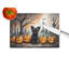 Grande planche à découper en verre Affenpinscher Spooky Halloween