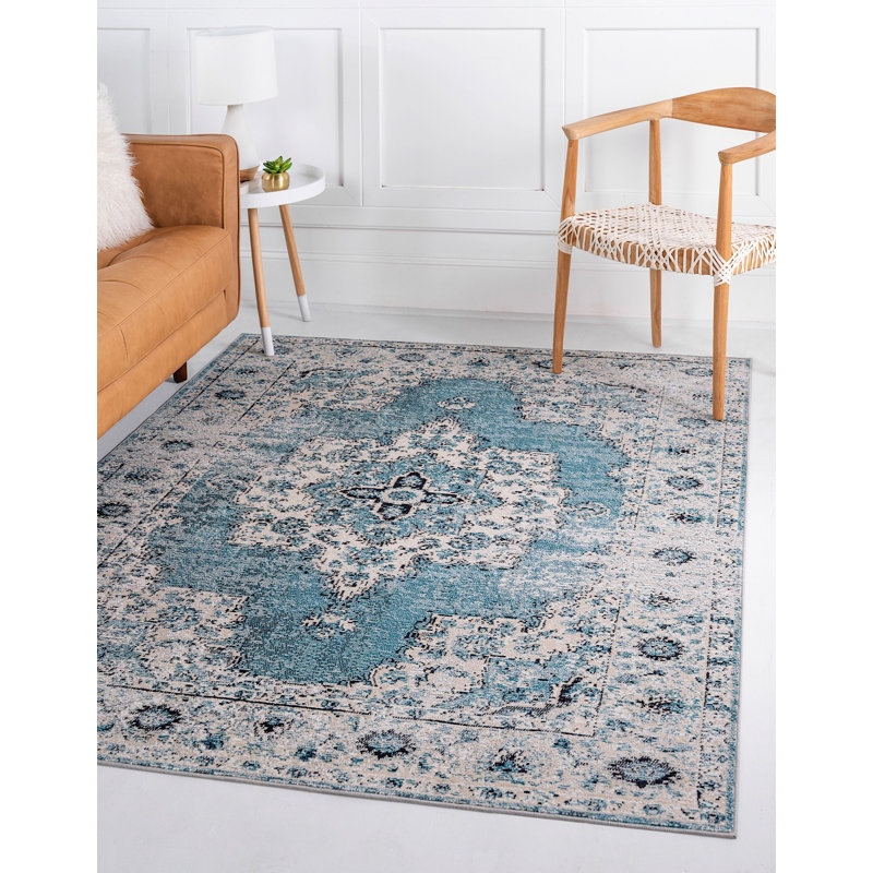 Enderson Ikat Indoor Rug, Rectangle 9' x 12'
