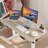 Hubing Electric Height Adjustable Standing Desk With 4 Lockable Casters, 2 Hooks, Big Mouse Pad-1691760751-1691760722