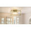 Plafonnier semi-encastré 1 lumière DEL 15,75 po-591684098