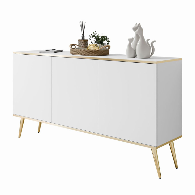 160cm Sideboard, White