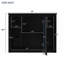 Meuble-lavabo 36 po avec lavabo en céramique et miroir-692770926-692770921