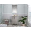 Ensemble de meuble-lavabo simple 23,6 po avec miroir Clorence-2127429027