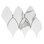 Stately Duchess 8" x 12" Porcelain Novelty Marble Look Wall & Floor Tile