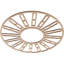 Médaillon de plafond en bois Hale-63412160-63412165