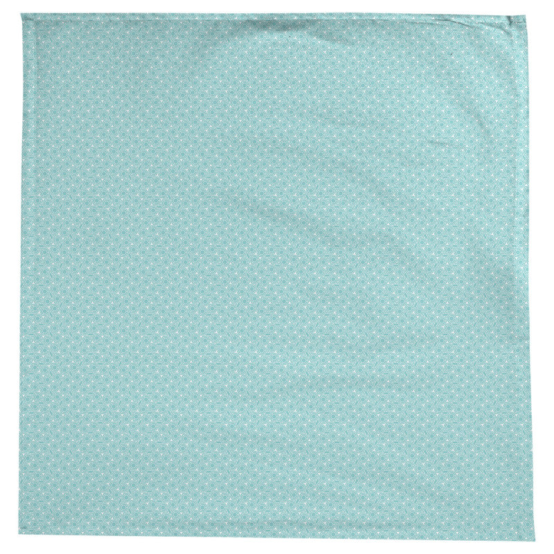 Nappe Leffel, Bleu sarcelle / blanc