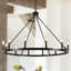 Moomal 12-Light Farmhouse Candle Dimmable Wagon Wheel Chandelier for Living Room Kitchen Island Dining Foyer-1636095600-1651749285
