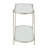 Zelda 48'' Glass Top Console Table