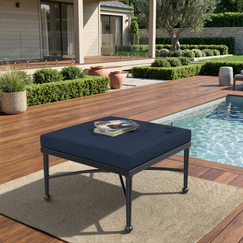 Coussin de siège pour repose-pieds Sunbrella®, Spectre indigo Sunbrella®, 24 po x 24 po