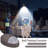 LED Emergency Wall Pack Light With Battery Backup Photocell Sensor 12W 5000K 120-277V