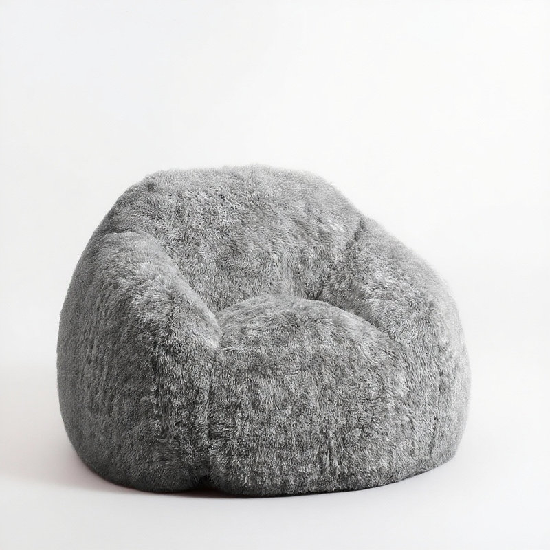 Fauteuil à billes, avec accoudoirs, Gris