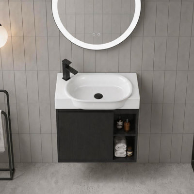 Meuble-lavabo flottant 28 "Slimbay (RTA)
