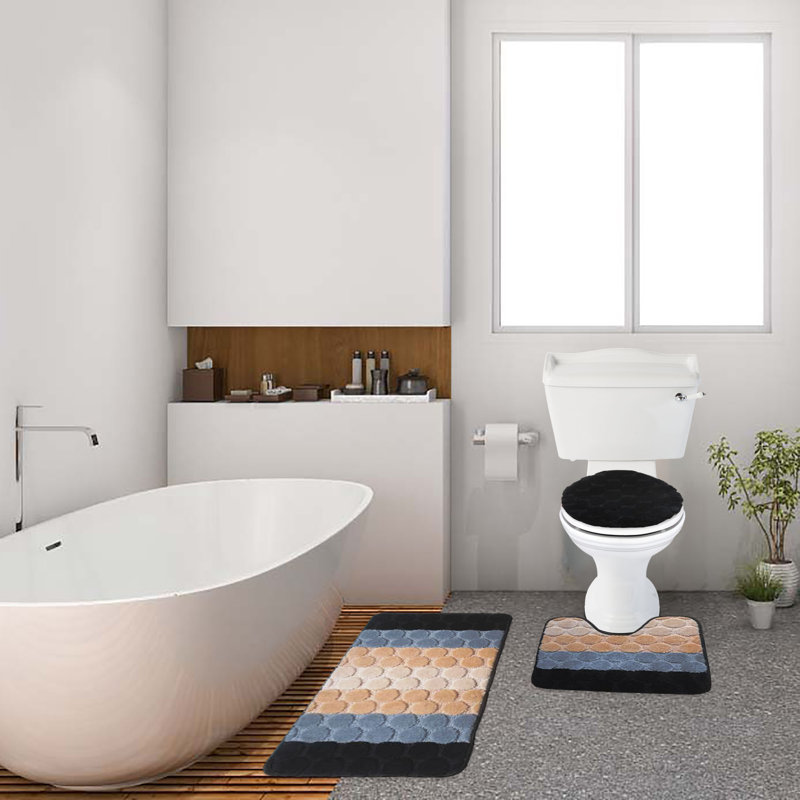 Sittard Non-Slip, 22" W x 39" L, Black
