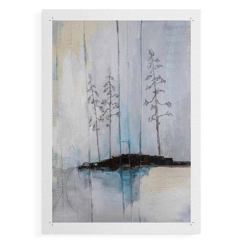 «In the Company of Three», impression sur toile seulement - non encadrée