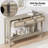 Entryway Table, Console Table With 3 Drawers & Open Shelf For Living Room, Hallway-1865174477