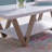 Table de bout moderne 2 pièces Taupe
