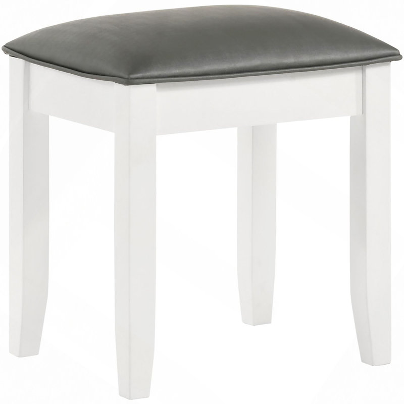 Tabouret de coiffeuse avec siège rembourré
