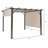 10 pi. L 10 pi. D Pavillon de jardin en acier