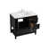 Krish 36'' Single Bathroom Vanity with Engineered Marble Top