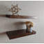 Tablette flottante en bois de pin massif 2 pièces Alouette-2082232905-2083869894