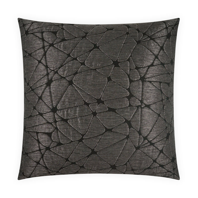 Coussin Amelie, Carré 20 po, Métal industriel
