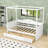 Aerys Twin Size 2 Drawers Wooden Daybed-372137141