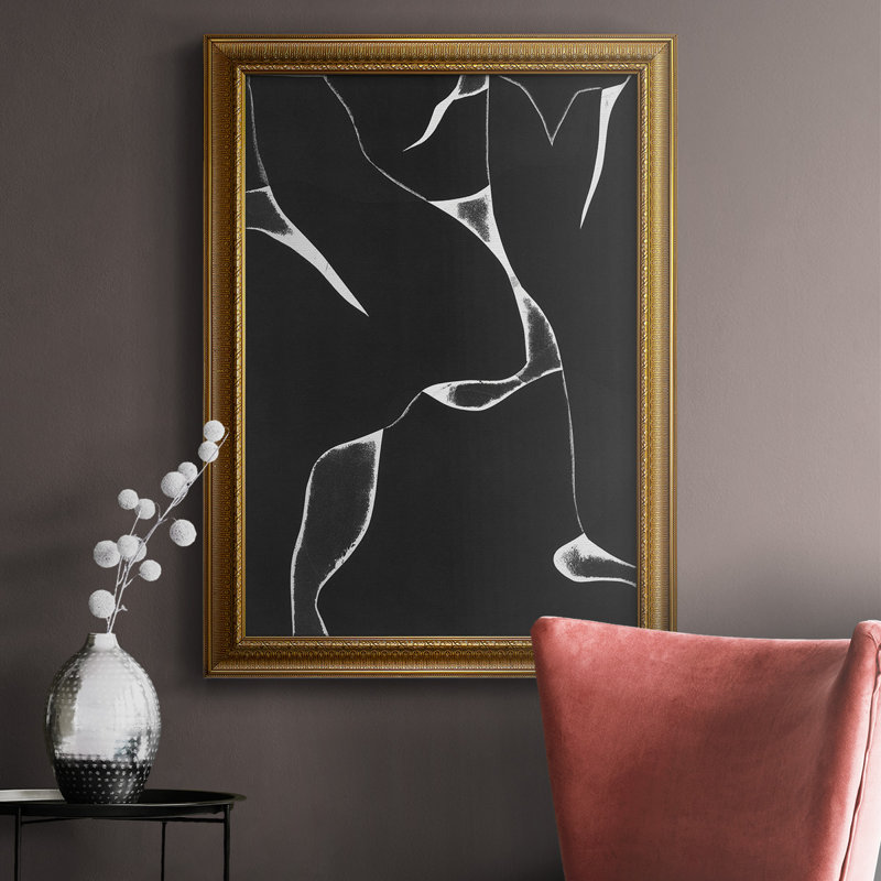 Toile encadrée de qualité supérieure Night Bloom II - prête à être accrochée, H 20 po x l 16 po x P 2,5 po