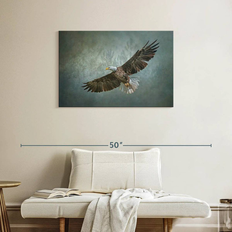 Brampt Majestic Flying Eagle, 24" H x 36" W