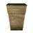  Avino 13 Inch Square Flower Planter Pot, Celtic Bronze (2 Pack)