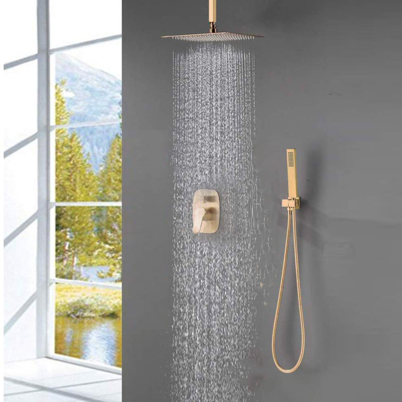 Système de douche complet avec valve brute