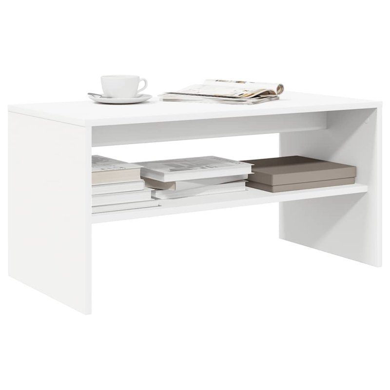 Shalo Unfinished TV Stand, 80cm, White