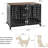 Evanee Stainless Steel Dog House-1803095783