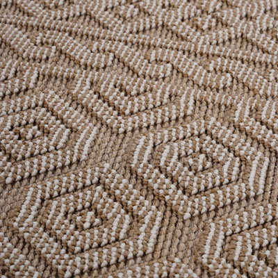 6X9 Geometric Area Rug - Non-Shedding, Stain , Matches Various Interiors Of Living Room, Bedroom, Dining Entryway, Nursery, Dorm Study, Office, Eat-In Kitchen Indoor/Outdoor -Approved, Non-Shedding