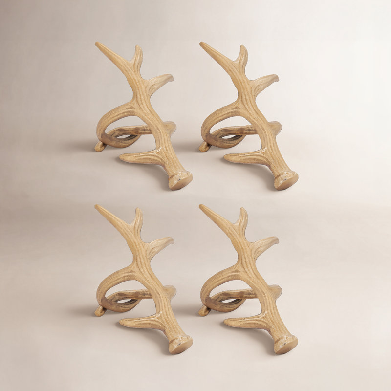 Rond de serviette Antler, Or