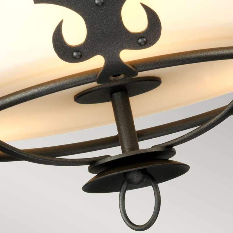 Augill Glass Semi Flush Mount