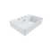 Cheviot Products 17.38'' Glazed White Fireclay Rectangular Bathroom Sink with Overflow