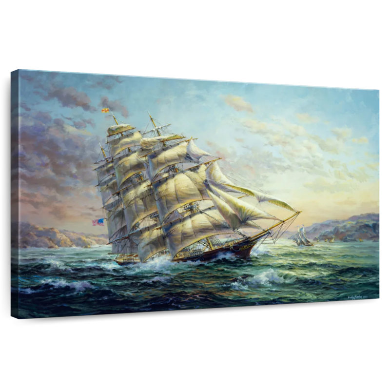 Mehar Clipper Ship Surprise, 8" H x 12" W