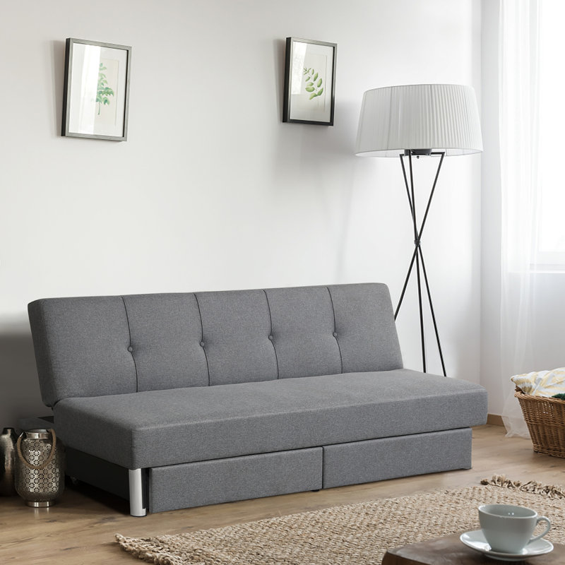 Twin 70'' Upholstered Convertible Sofa