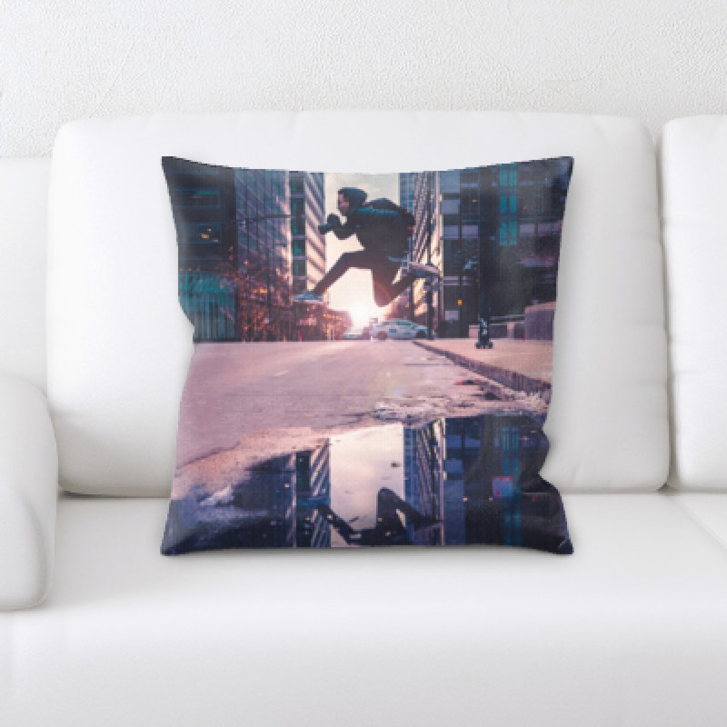 Evenson Square Pillow Cover & Insert
