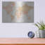 «Across the World Champagne» par Sue Schlabach, art mural en métal-111126842