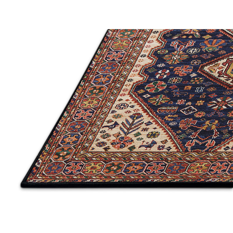 Tapis brun à motif oriental, Rectangle 6 pi x 9 pi