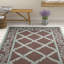 Tapis brun en laine crocheté à la main Hollander-21304856