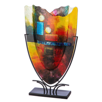 Cheslea Handmade Glass Floor Vase