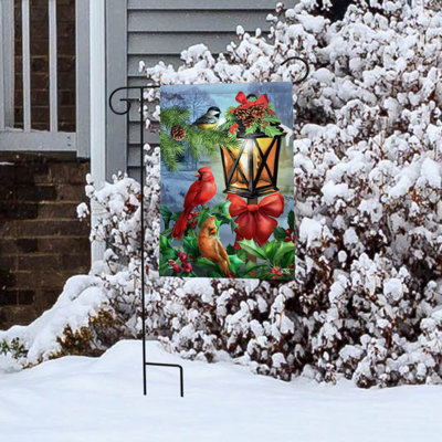 Lantern Glow Gathering Garden Flag